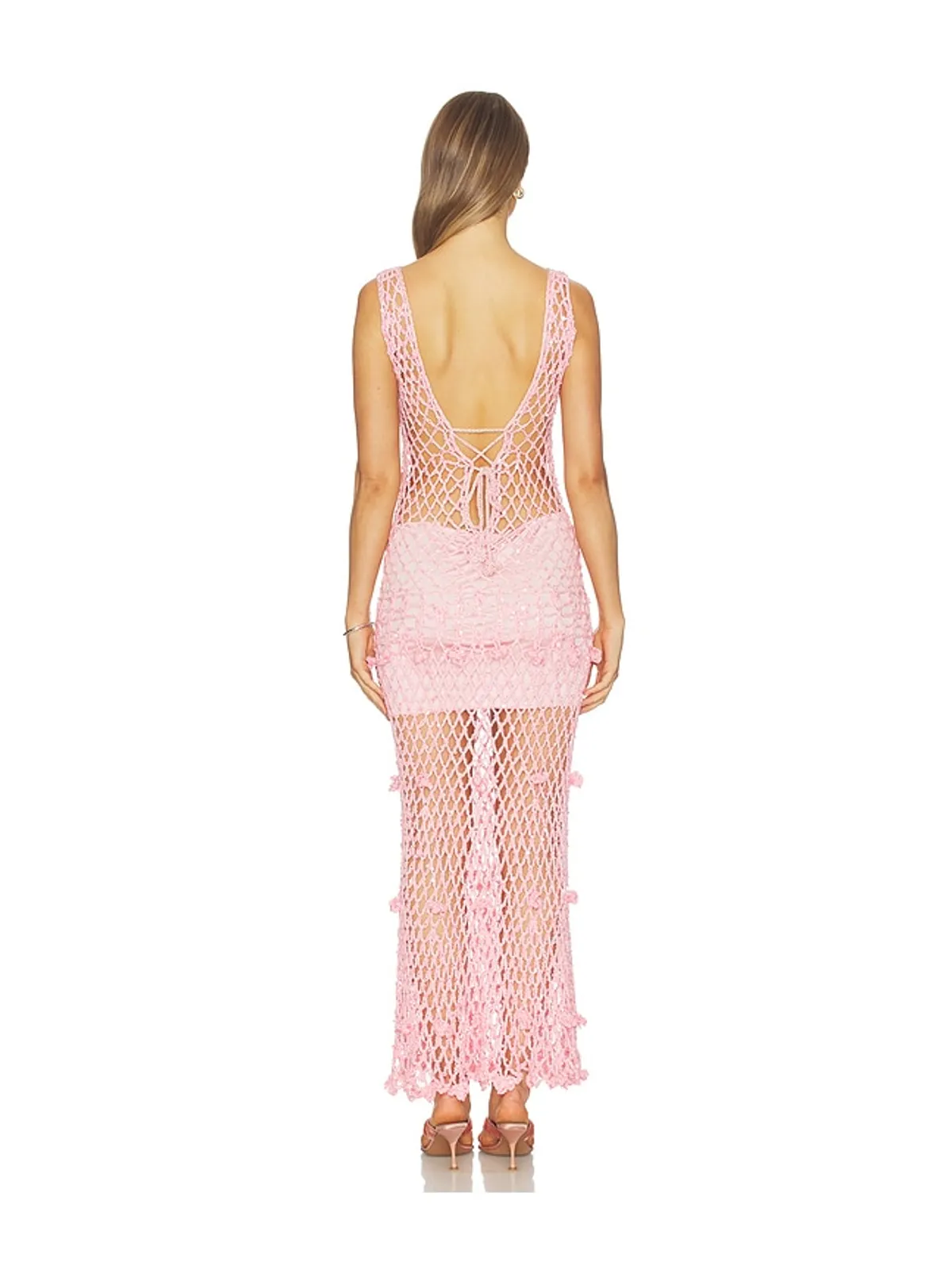 ANDREEVA Handmade Maxi Crochet Dress - 画像3