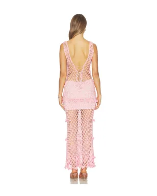 ANDREEVA Handmade Maxi Crochet Dress - サムネイル3