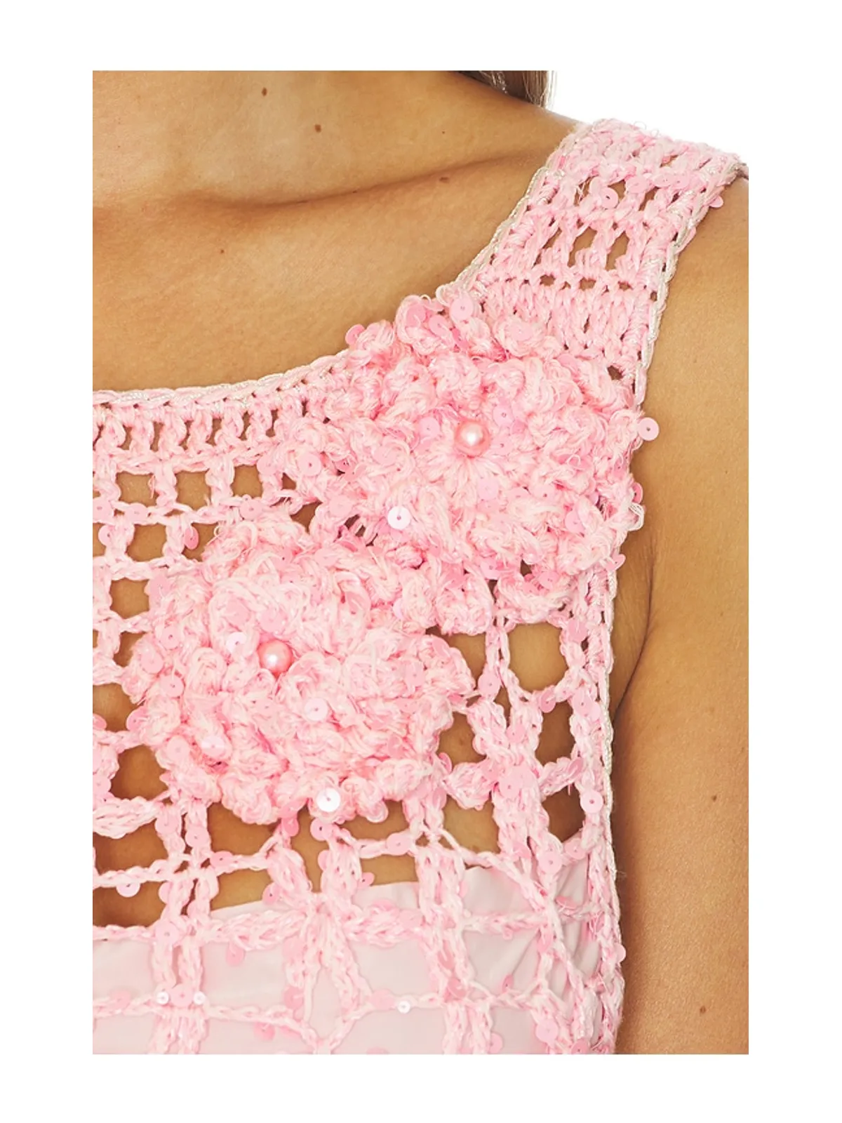 ANDREEVA Handmade Maxi Crochet Dress - 画像4