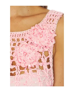 ANDREEVA Handmade Maxi Crochet Dress - サムネイル4