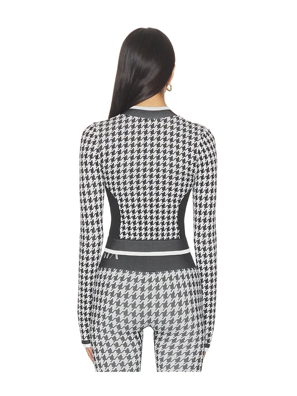 Astoria ZIP UP ジャケット - Black,White. - 画像4