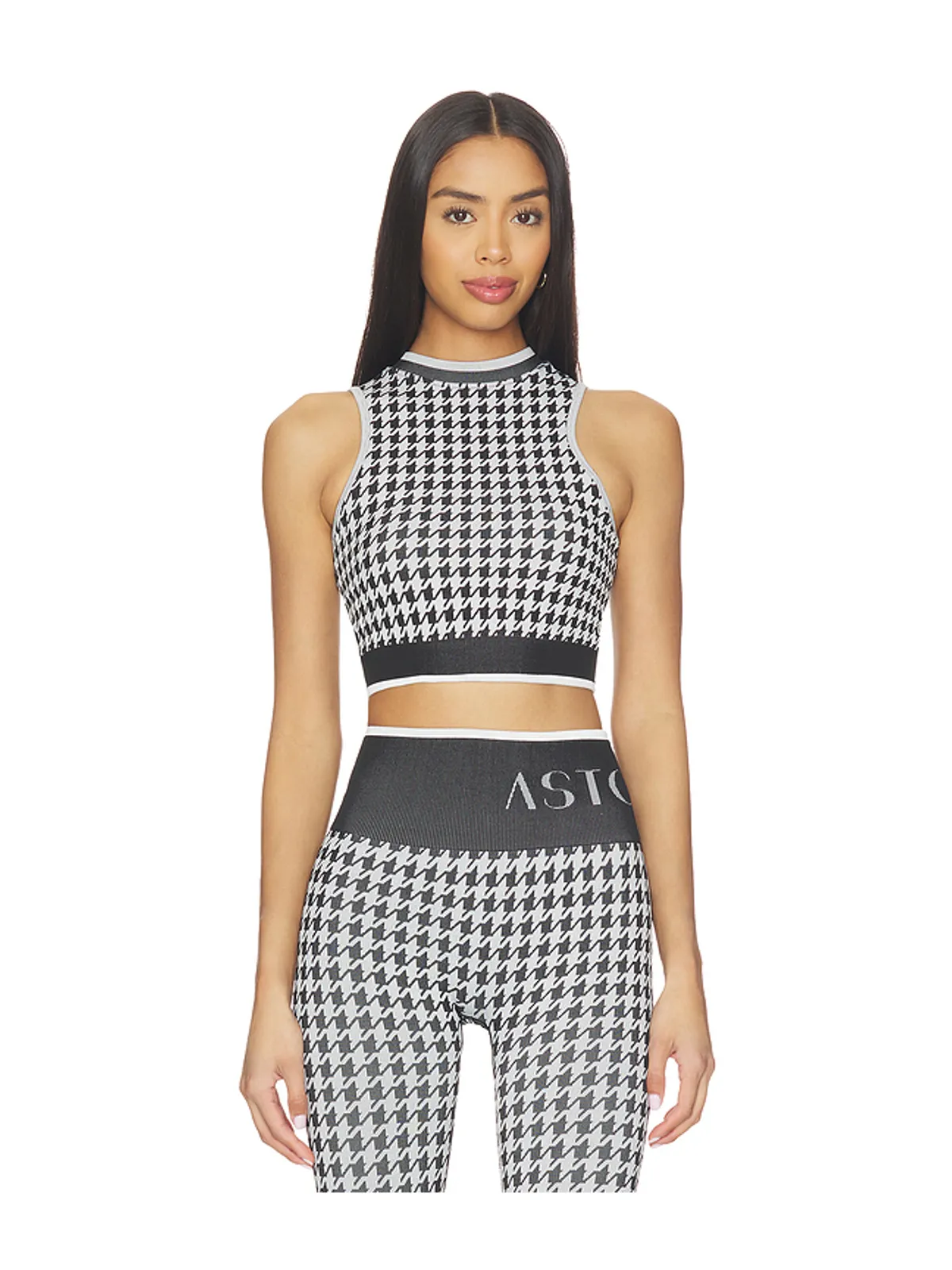 Astoria SEAMLESS KNIT モックネック - Black,White. - 画像1