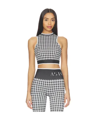Astoria SEAMLESS KNIT モックネック - Black,White. - サムネイル1