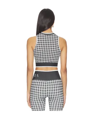 Astoria SEAMLESS KNIT モックネック - Black,White. - サムネイル3