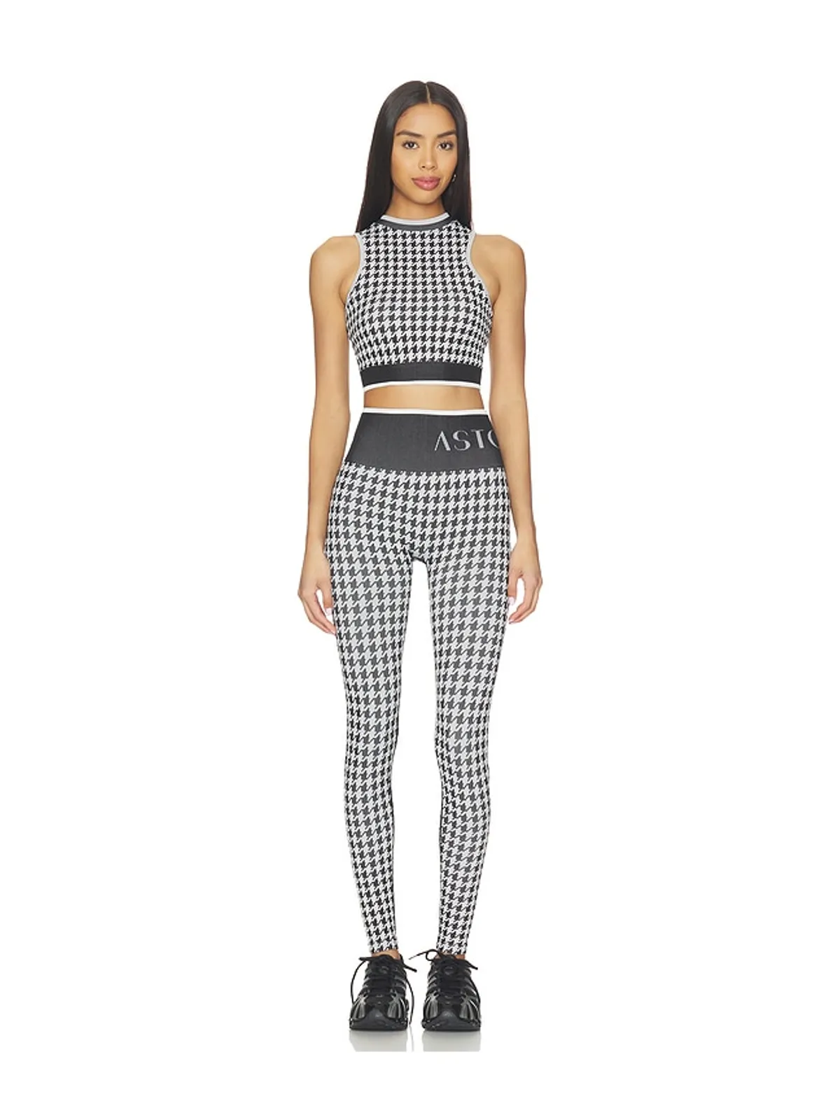 Astoria SEAMLESS KNIT モックネック - Black,White. - 画像4