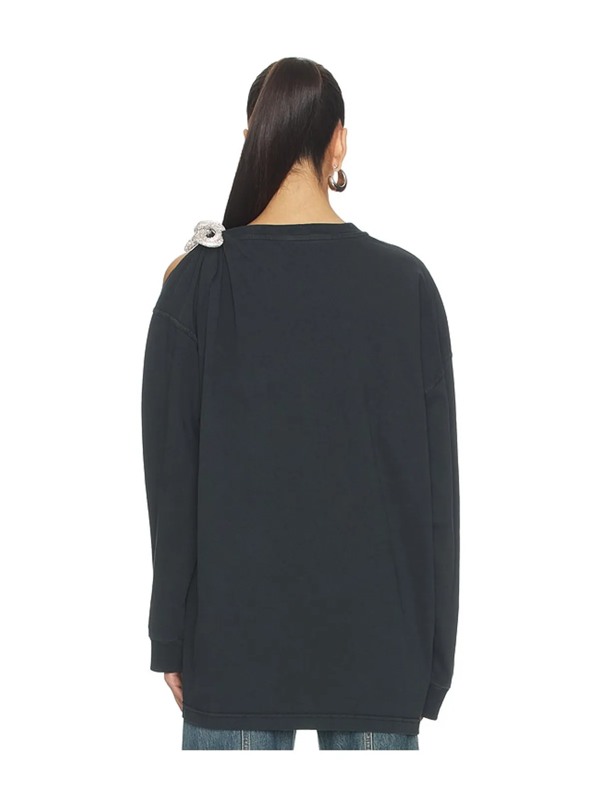 AREA CRYSTAL KNOT LONG SLEEVE Tシャツ - 画像3