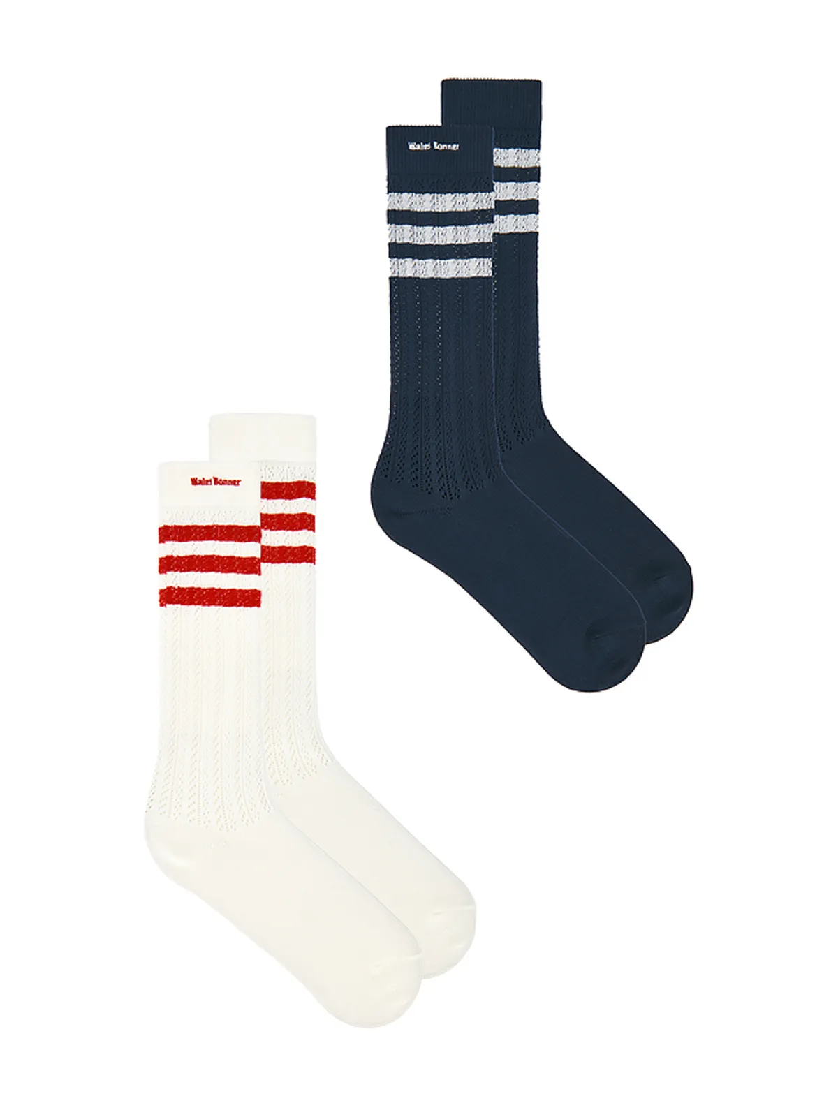 adidas by Wales Bonner WB ソックス - White,Navy. - 画像2