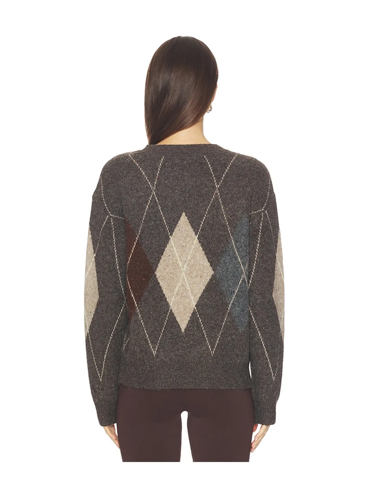 ASTR the Label TERRI セーター - Brown,Grey. - 画像3