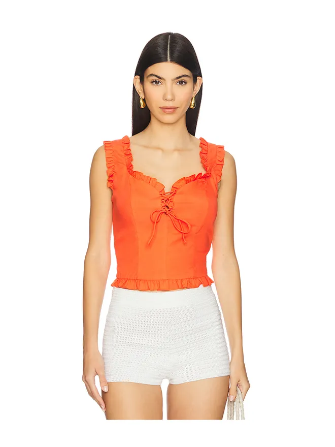 ASTR the Label ASTR the Label RAELYN スリーブレストップスの商品画像