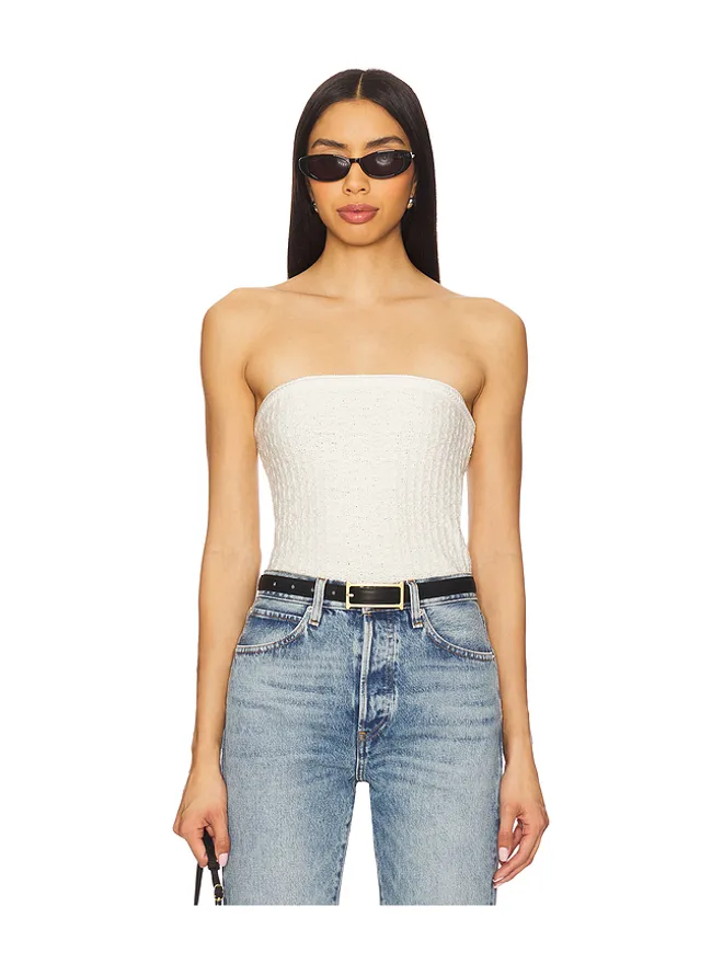 ASTR the Label ASTR the Label TOP オフショルダーチューブトップの商品画像