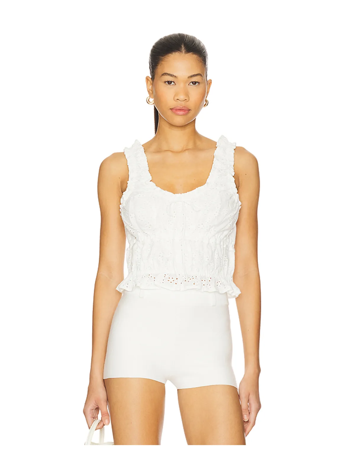 ASTR the Label TOP ホワイトトップ - 画像1