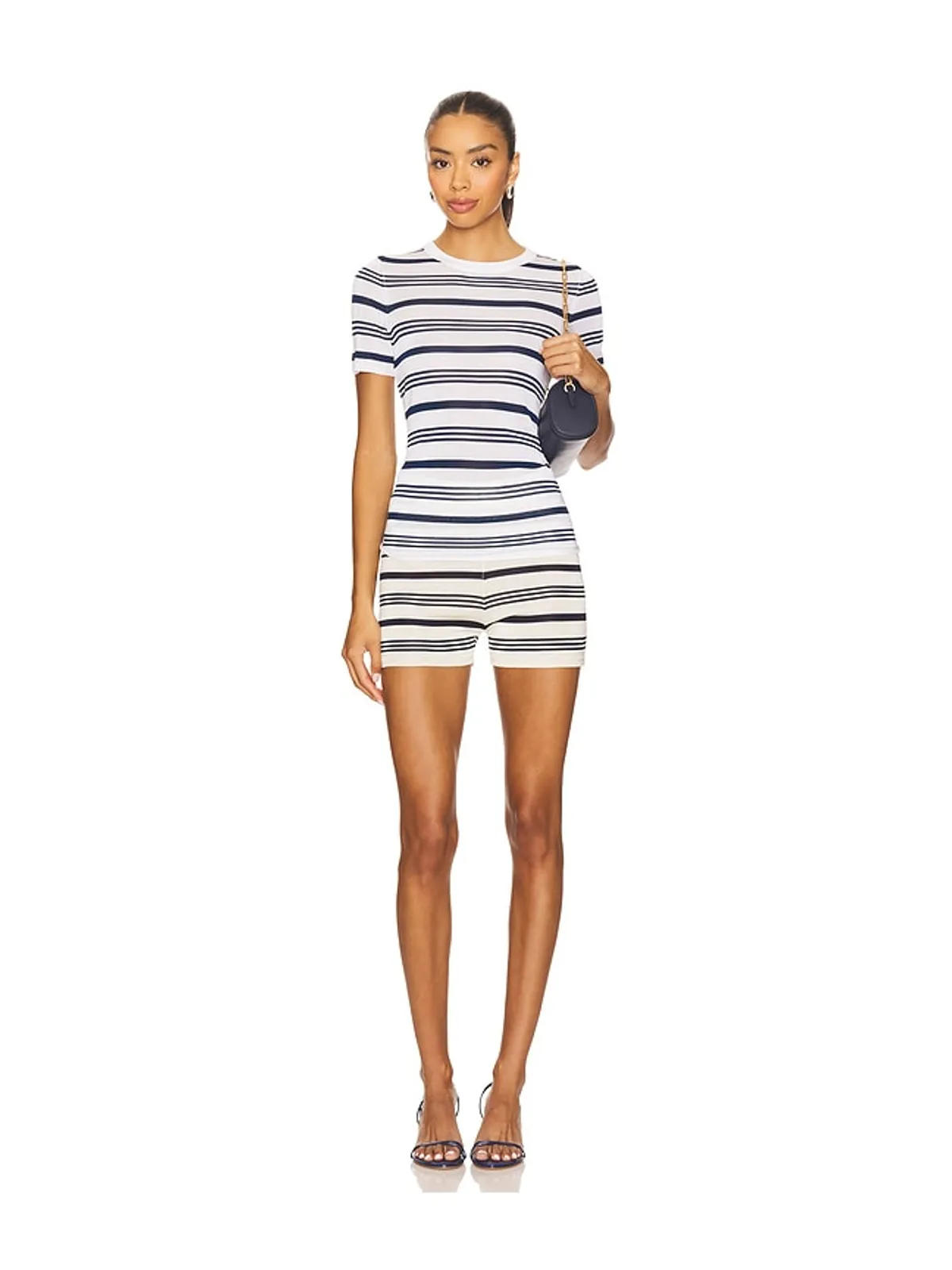 Auteur Studio VERA トップ - Ivory,Navy. - 画像4