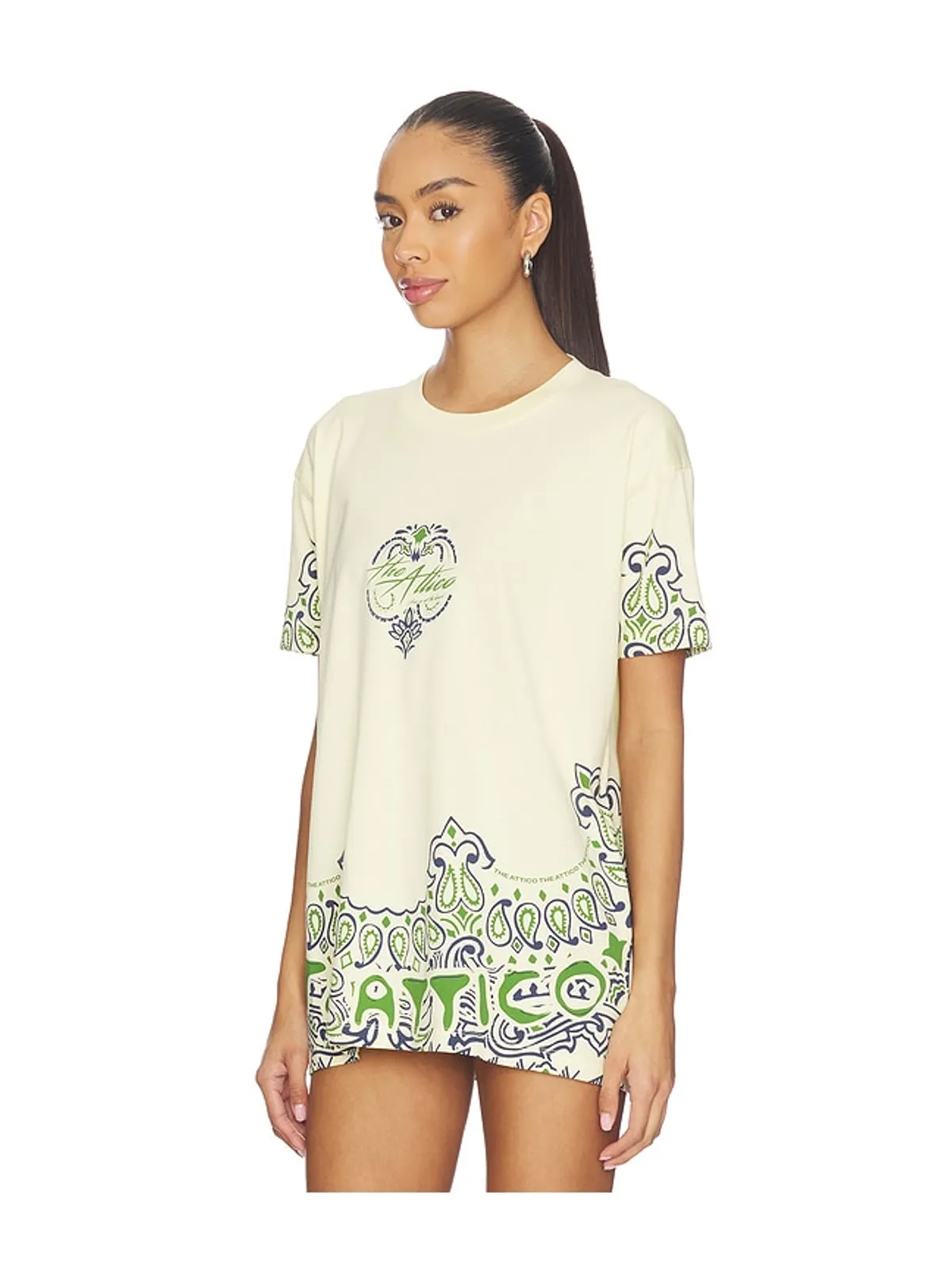 THE ATTICO トップ - Beige,Green. - 画像3