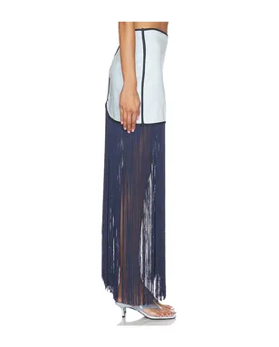 AZULU JOELLE スカート - Baby Blue,Navy. - サムネイル3