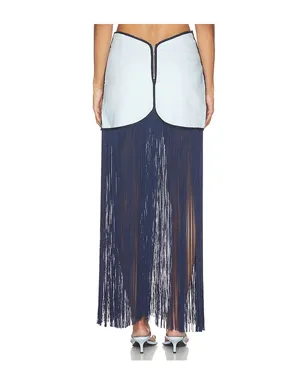 AZULU JOELLE スカート - Baby Blue,Navy. - サムネイル5