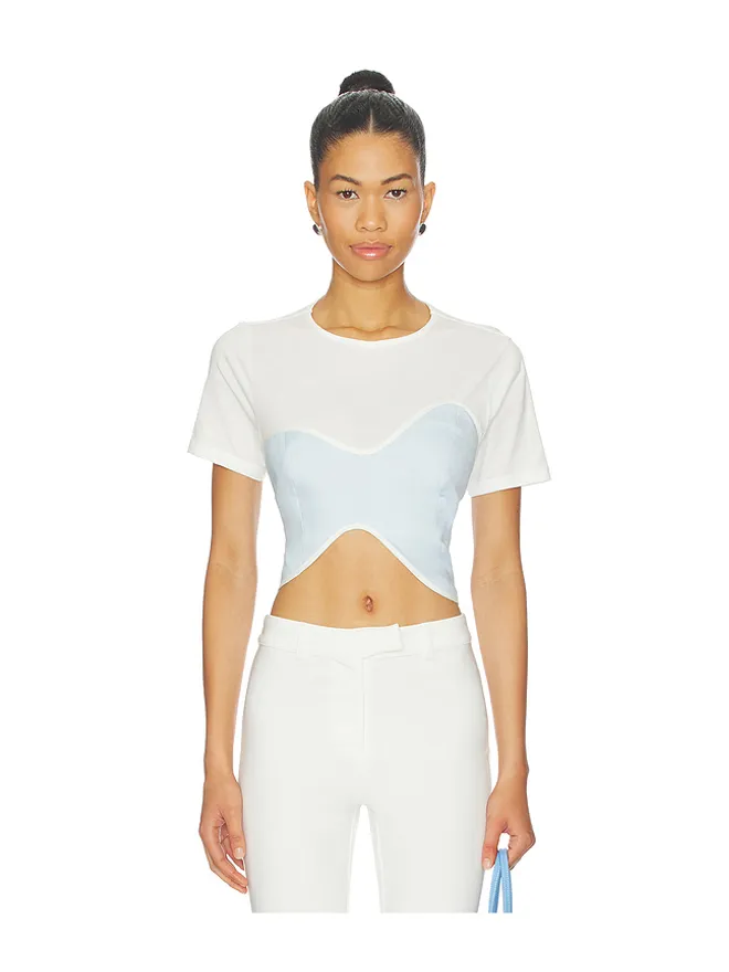 AZULU AZULU CECI トップ - Baby Blue,White.の商品画像