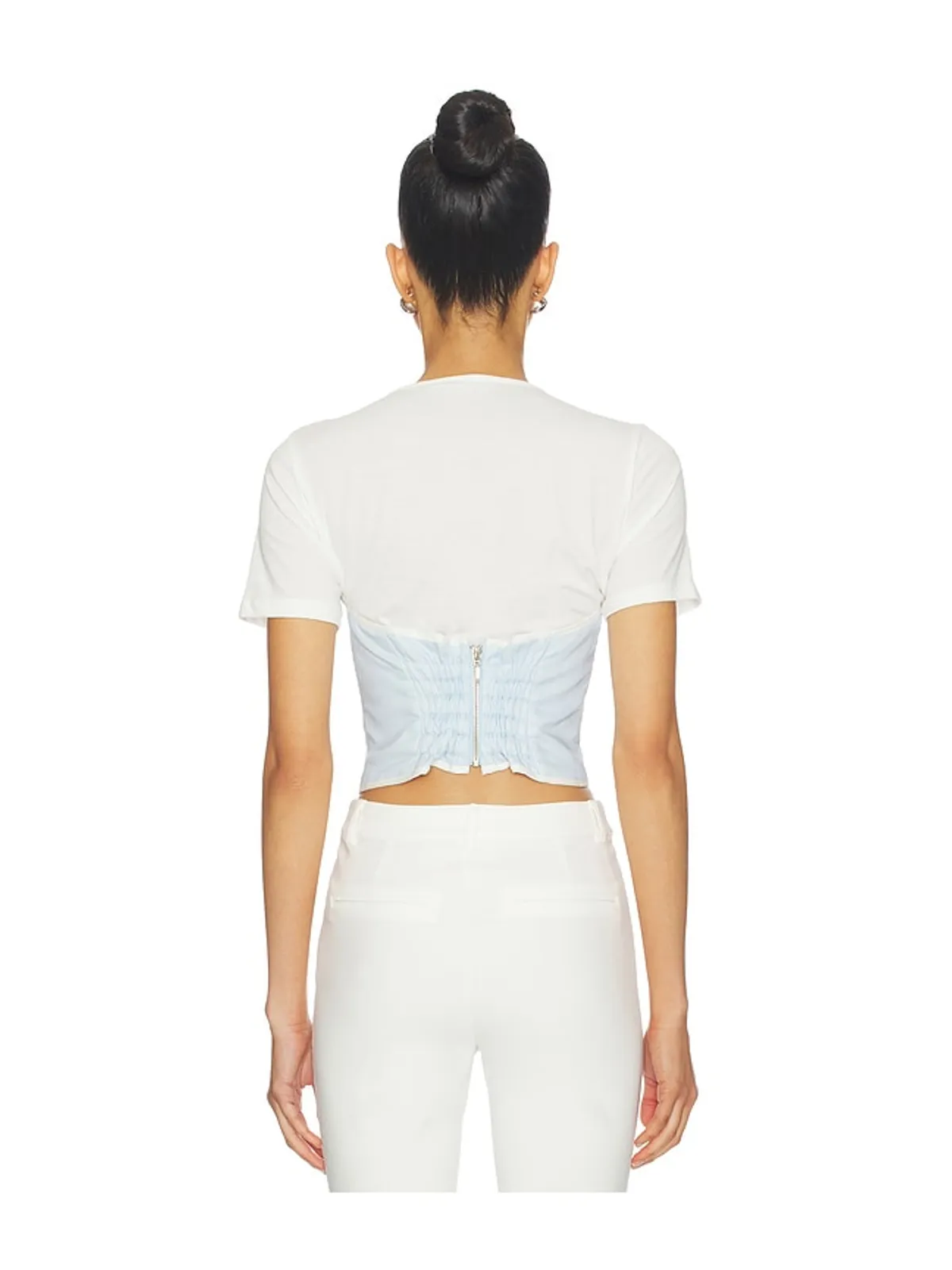 AZULU CECI トップ - Baby Blue,White. - 画像3