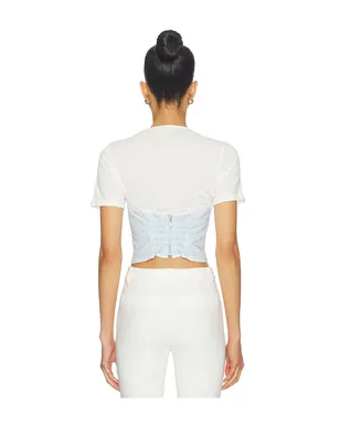 AZULU CECI トップ - Baby Blue,White. - サムネイル3