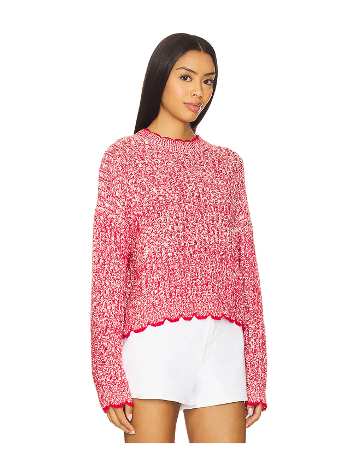 Autumn Cashmere ティップドラダーステッチクルートップ - 画像2