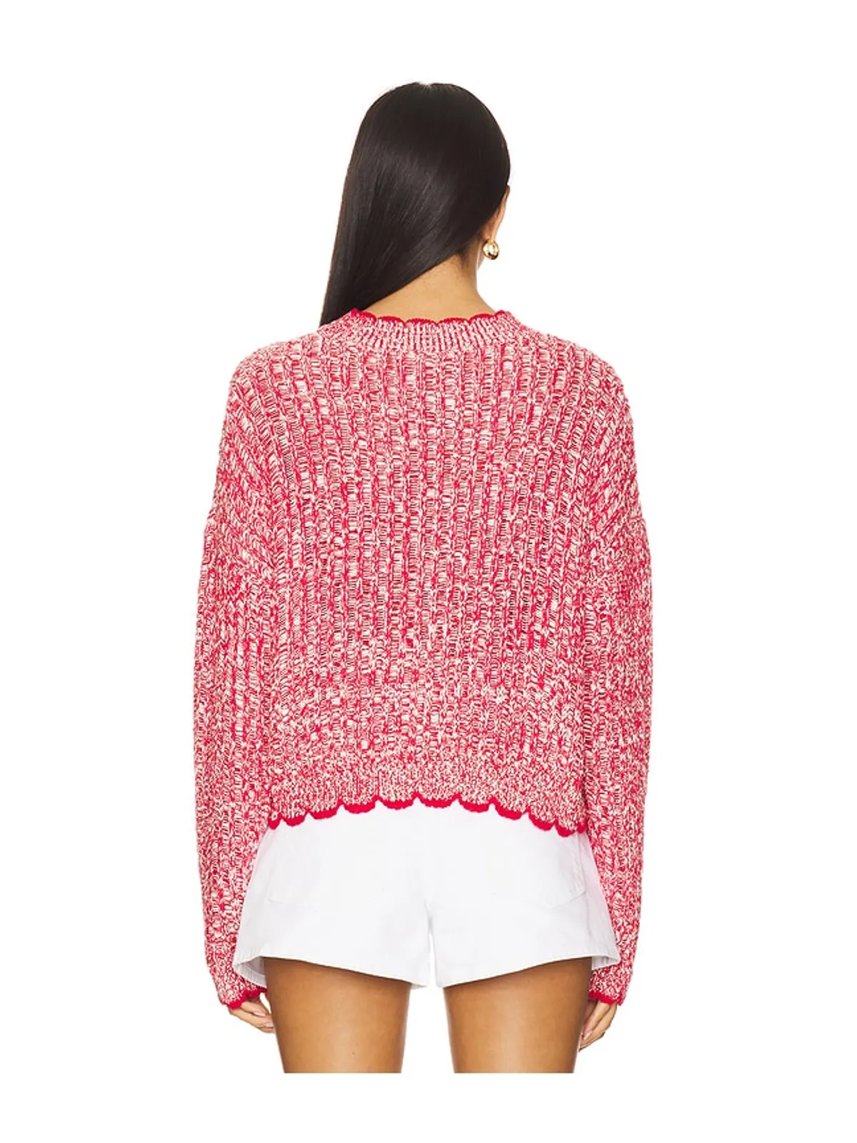 Autumn Cashmere ティップドラダーステッチクルートップ - 画像3
