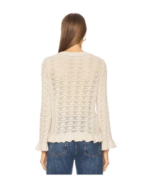 Autumn Cashmere ポインテールラッフルエッジ クルーネックトップス - サムネイル3