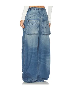 Alexander Wang OVERSIZED CARGO WIDE LEG デニム - サムネイル1