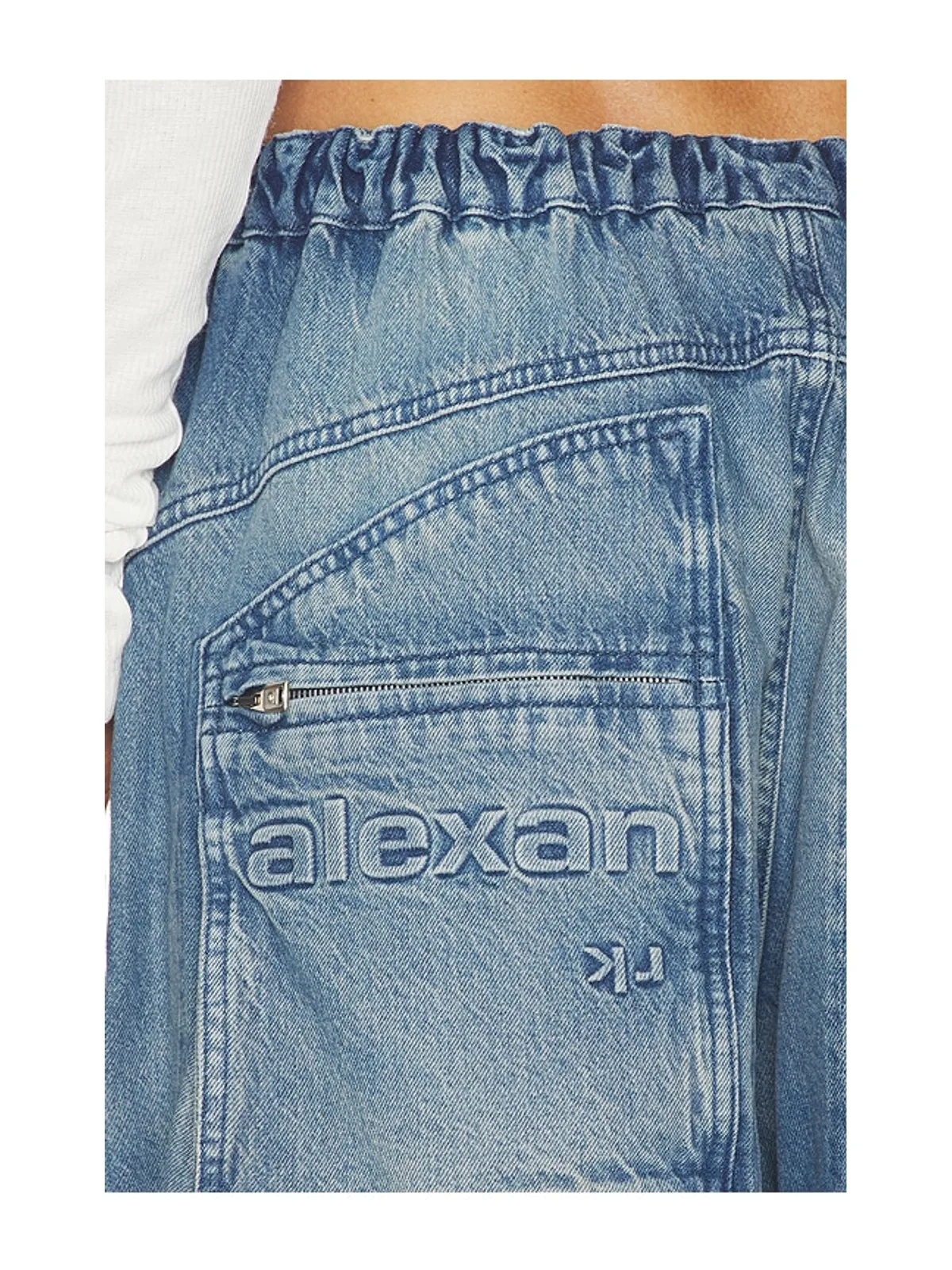 Alexander Wang OVERSIZED CARGO WIDE LEG デニム - 画像7