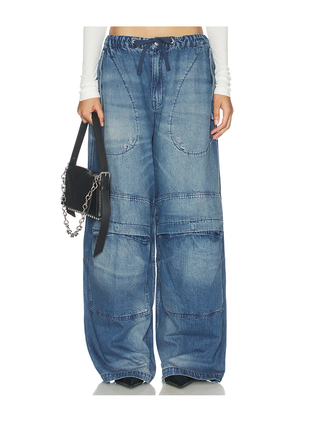 Alexander Wang OVERSIZED CARGO WIDE LEG デニム - 画像2