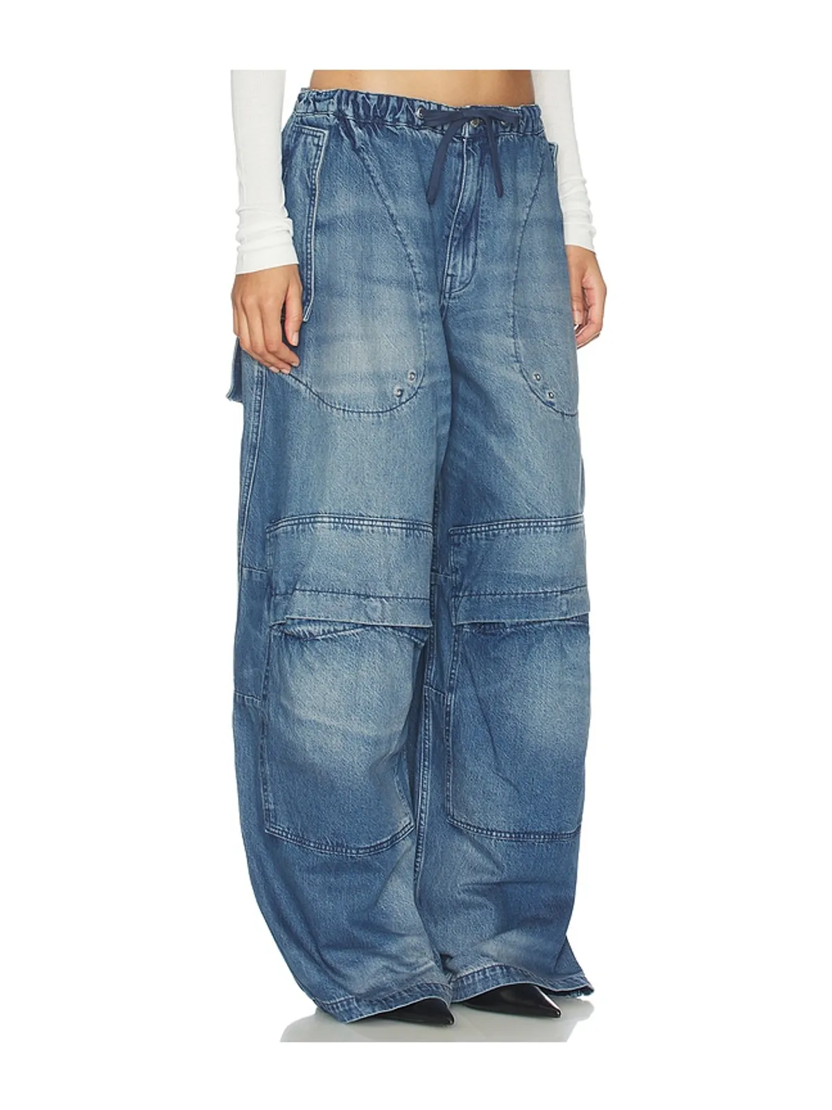 Alexander Wang OVERSIZED CARGO WIDE LEG デニム - 画像3