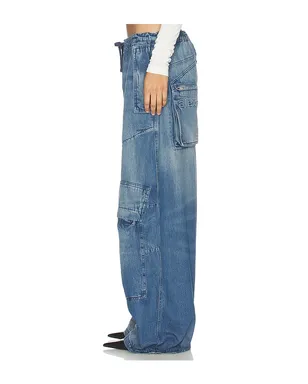 Alexander Wang OVERSIZED CARGO WIDE LEG デニム - サムネイル4
