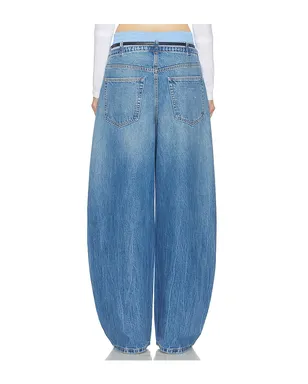 Alexander Wang PRESTYLE BLOW UP WITH LEATHER BELT AND BOXER デニム - サムネイル4