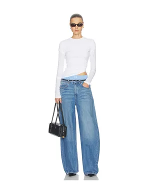 Alexander Wang PRESTYLE BLOW UP WITH LEATHER BELT AND BOXER デニム - サムネイル5