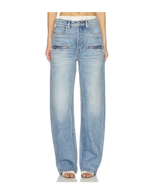 Alexander Wang SILK PRESTYLE FLOAT WITH HORIZONTAL ZIPS デニム - サムネイル1