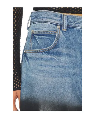 Alexander Wang SURGE WIDE LEG WITH PARTIAL COATING デニム - Blue,Black. - サムネイル6