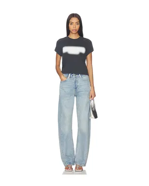 Alexander Wang RELAXED STRAIGHT CUT WITH CRYSTAL BELT LOOPS デニム - サムネイル5