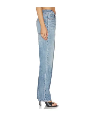 Alexander Wang DIPPED V ZIP WAISTBAND STRAIGHT LEG デニム - サムネイル3