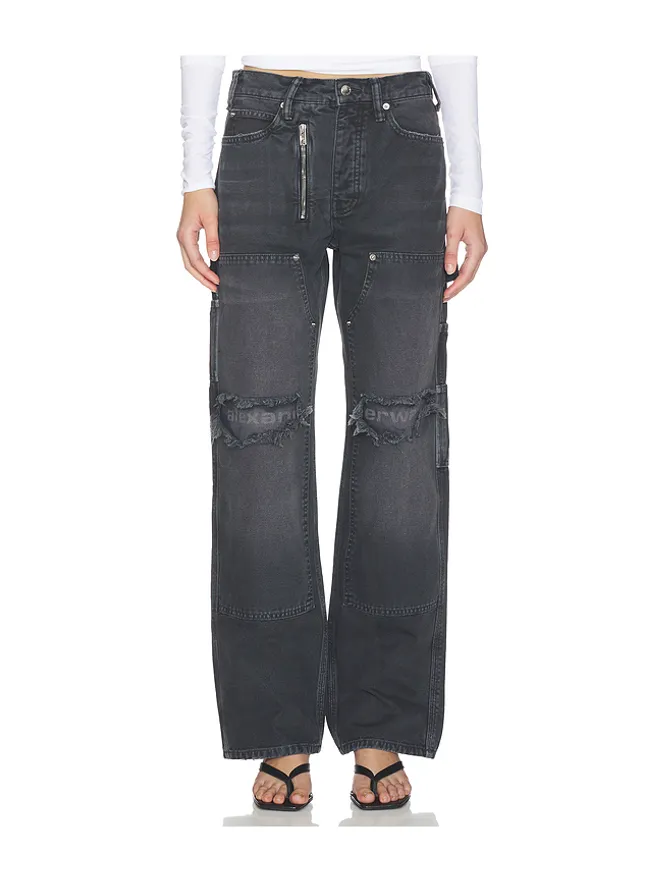 Alexander Wang Alexander Wang MID RISE CARPENTER WITH ZIP デニムの商品画像