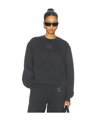 Alexander Wang HOTFIX LOGO スウェットシャツ - サムネイル1
