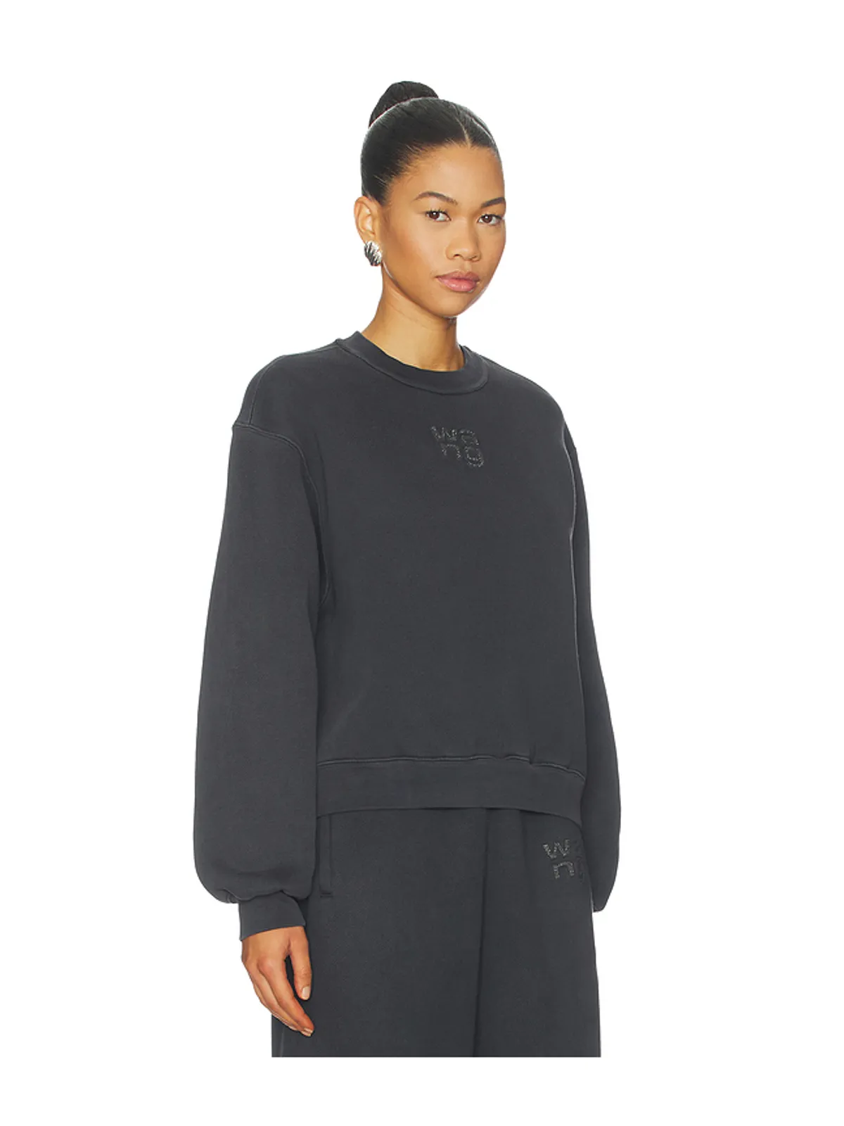 Alexander Wang HOTFIX LOGO スウェットシャツ - 画像2