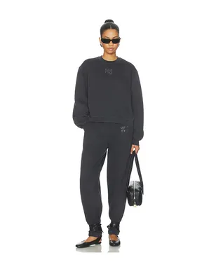 Alexander Wang HOTFIX LOGO スウェットシャツ - サムネイル4