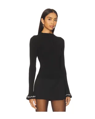 Alexander Wang LOGO RIBBED プルオーバー - サムネイル2