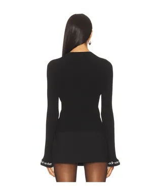 Alexander Wang LOGO RIBBED プルオーバー - サムネイル3