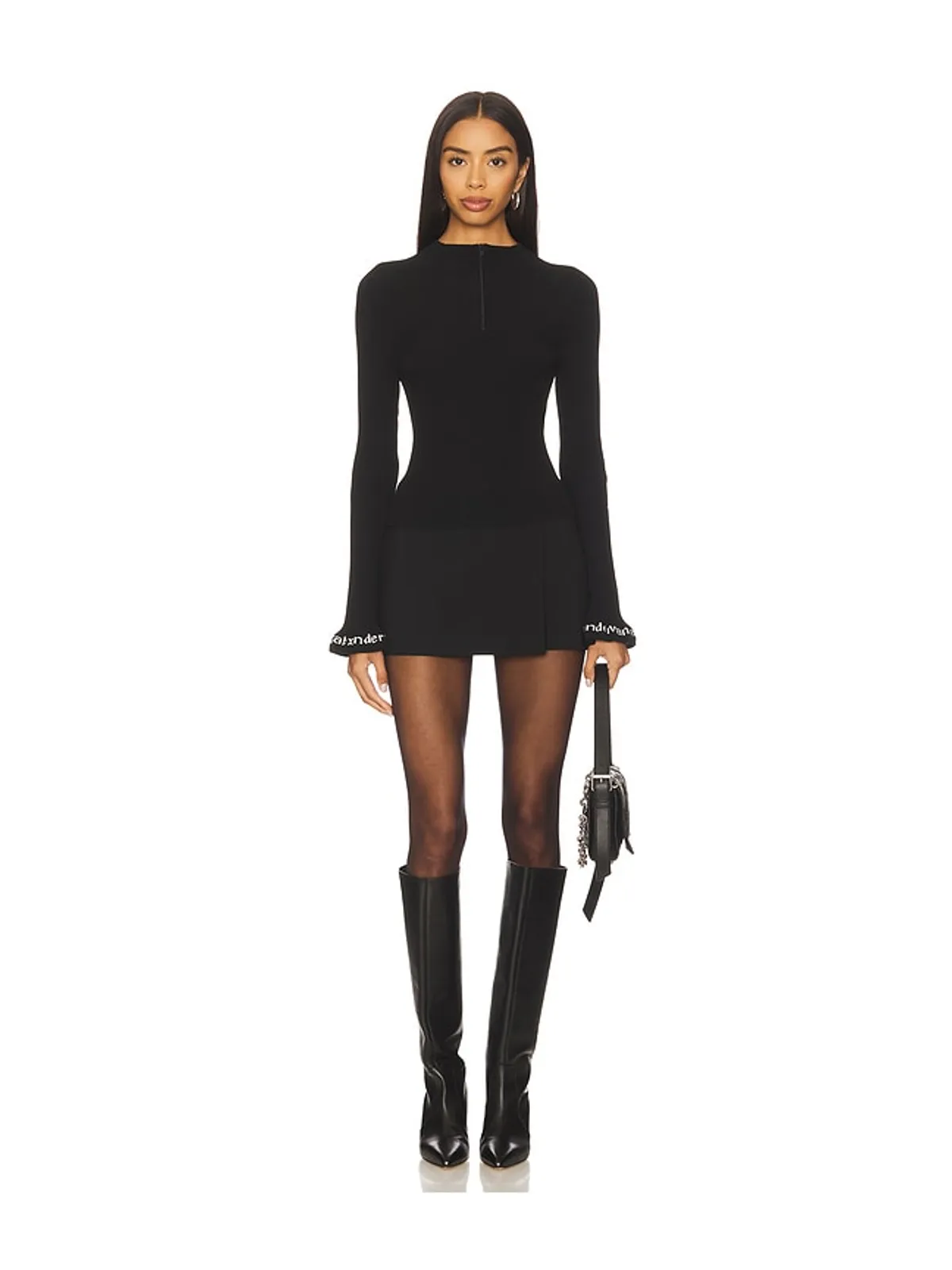 Alexander Wang LOGO RIBBED プルオーバー - 画像4
