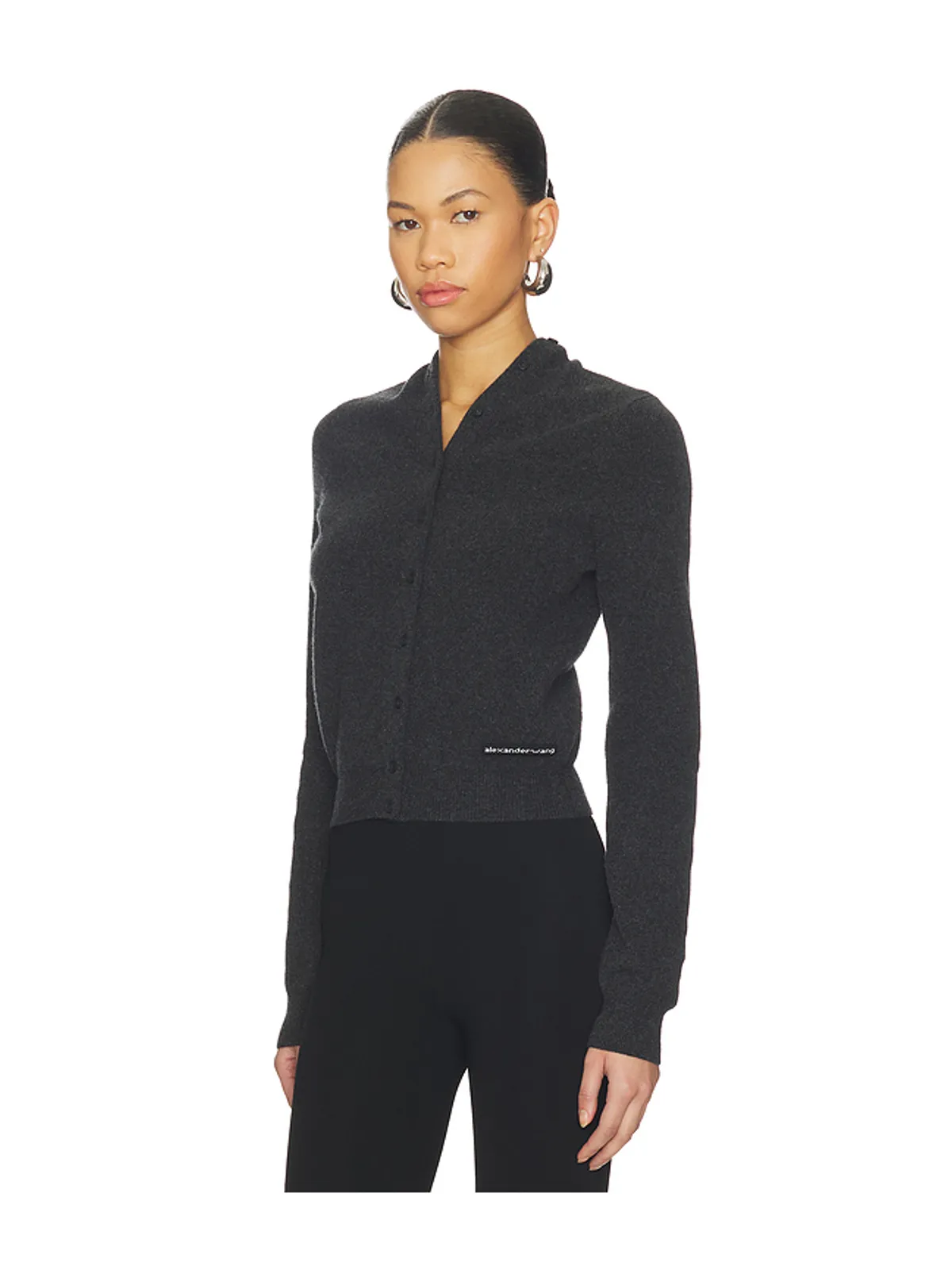 Alexander Wang KNIT LOGO カーディガン - 画像2