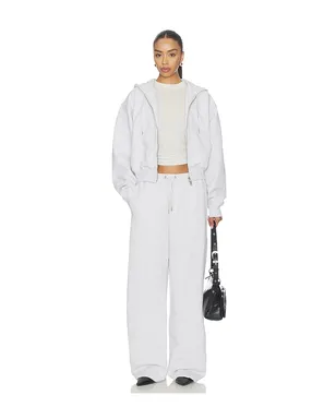 Alexander Wang ZIP UP WITH RHINESTONE DRAWCORD パーカー - サムネイル5