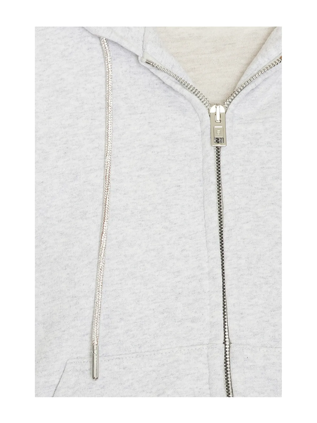 Alexander Wang ZIP UP WITH RHINESTONE DRAWCORD パーカー - 画像6