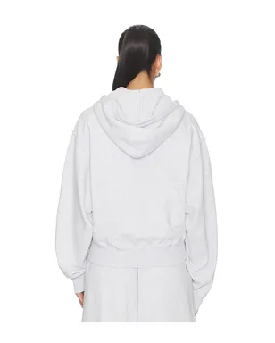 Alexander Wang ZIP UP WITH RHINESTONE DRAWCORD パーカー - サムネイル4