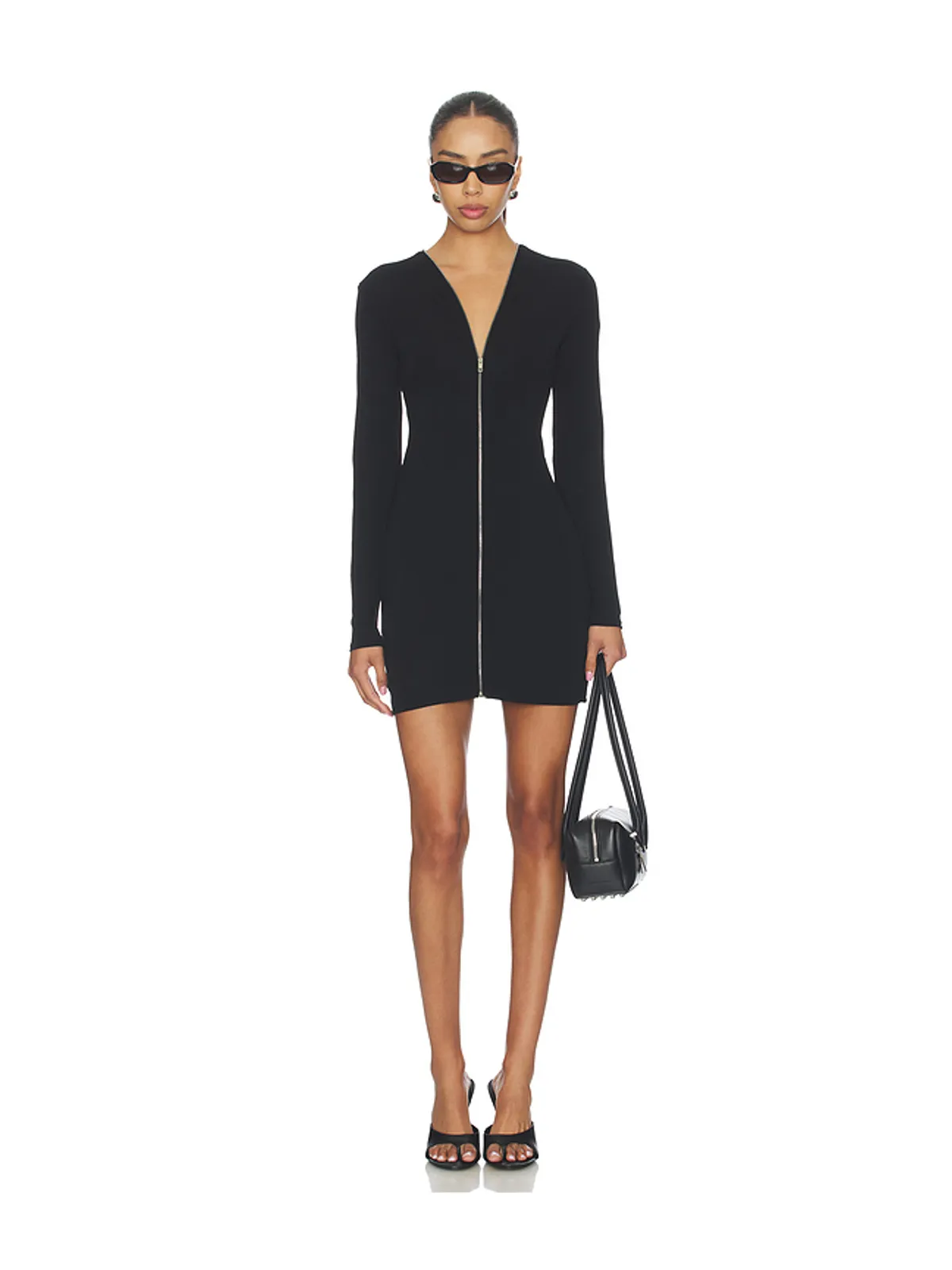 Alexander Wang CONTINUOUS ZIPPER MINI ドレス - 画像1