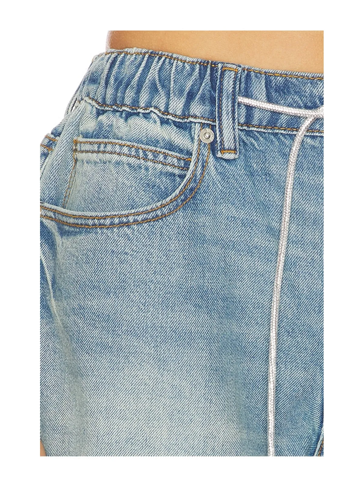 Alexander Wang MARATHON WITH CRYSTAL DRAWCORD ショートパンツ - 画像6