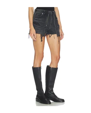 Alexander Wang DISTRESSED DOUBLE LAYER スコート - サムネイル2